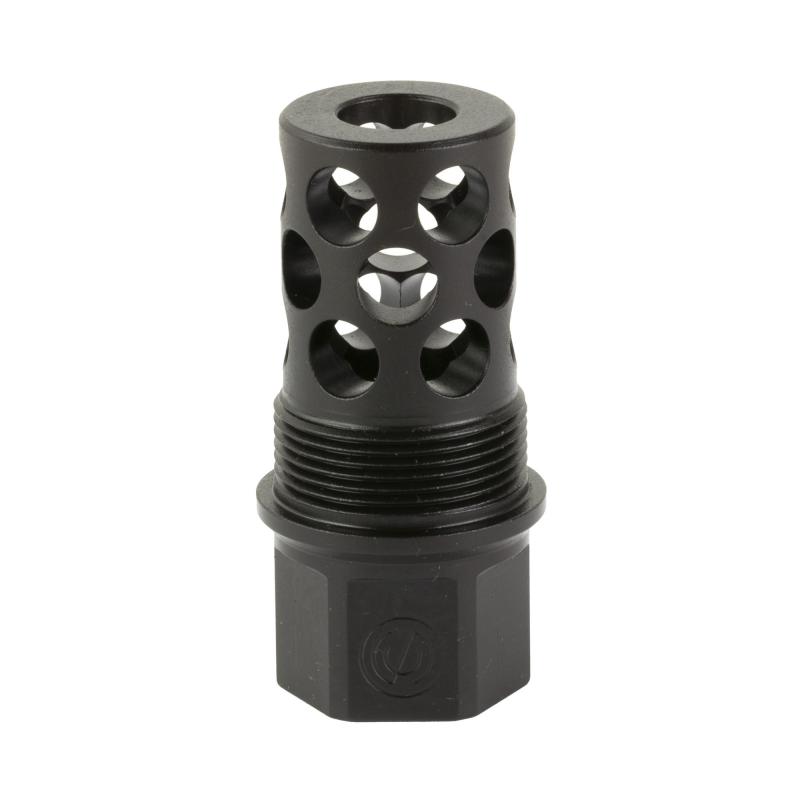 Compact Radial Brake, 30 Caliber, Fits 1/2X28, Compatible with SilencerCo Thread Over Mounts AC5232
