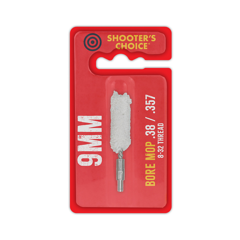 Shooters Choice, Mop, 2", For 9MM, 8-32 Threads SHF-2M38