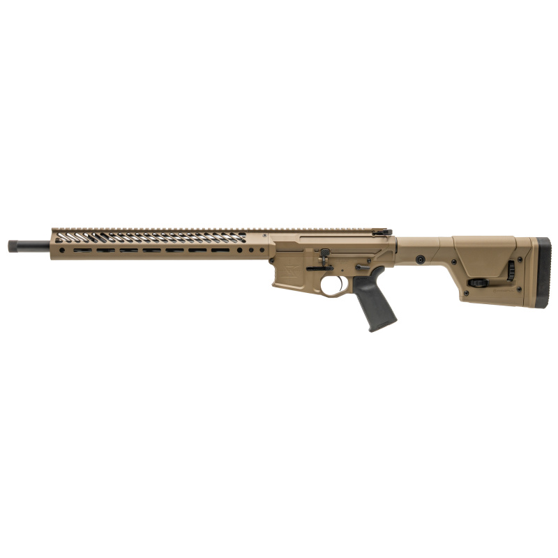 SP10M, Semi-automatic Rifle, AR, 6.5 Creedmoor, 22" Bartlein Barrel, 1:8 Twist, Threaded 5/8X24, Cerakote Finish, Flat Dark Earth, 15" Free Float M-LOK Handguard, Single Stage Trigger, Magpul MOE Plus Grip, Magpul PRS Lite Stock, Ambidextrous Safety, 20