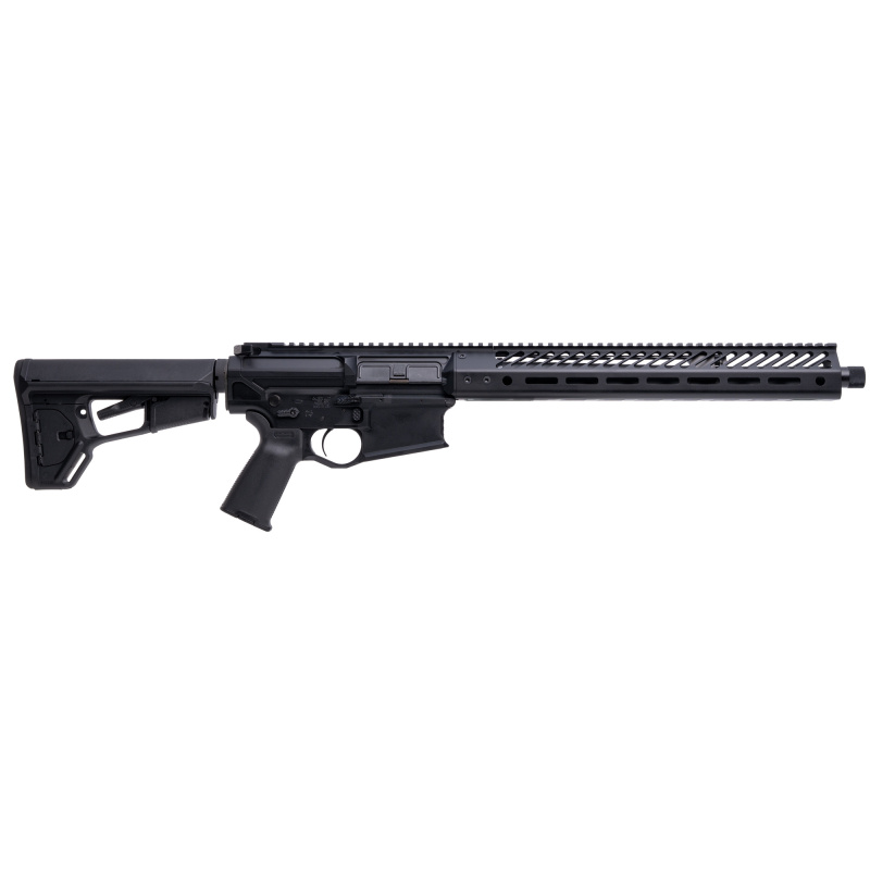 SP10M, Semi-automatic Rifle, AR, 308 Winchester, 18" Bartlein Barrel, 1:11.5 Twist, Threaded 5/8X24, Cerakote Finish, Armor Black, 15" Free Float M-LOK Handguard, Single Stage Trigger, Magpul MOE Plus Grip, Magpul PRS Lite Stock, Ambidextrous Safety, 20