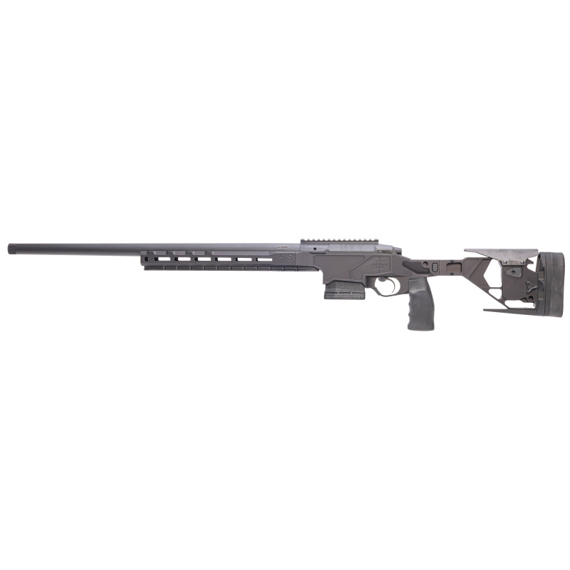 HIT PRO M3, Bolt-Action Rifle, 25 Creedmoor, 24" M24 Heavy Contour Stainless Steel Barrel, 5/8X24 Thread Pitch, Adjustable Aluminum Chassis, Folding Stock, Black, 20 MOA Rail, Trigger Tech Trigger, 3 Rounds, 1 Magazine 11710515F