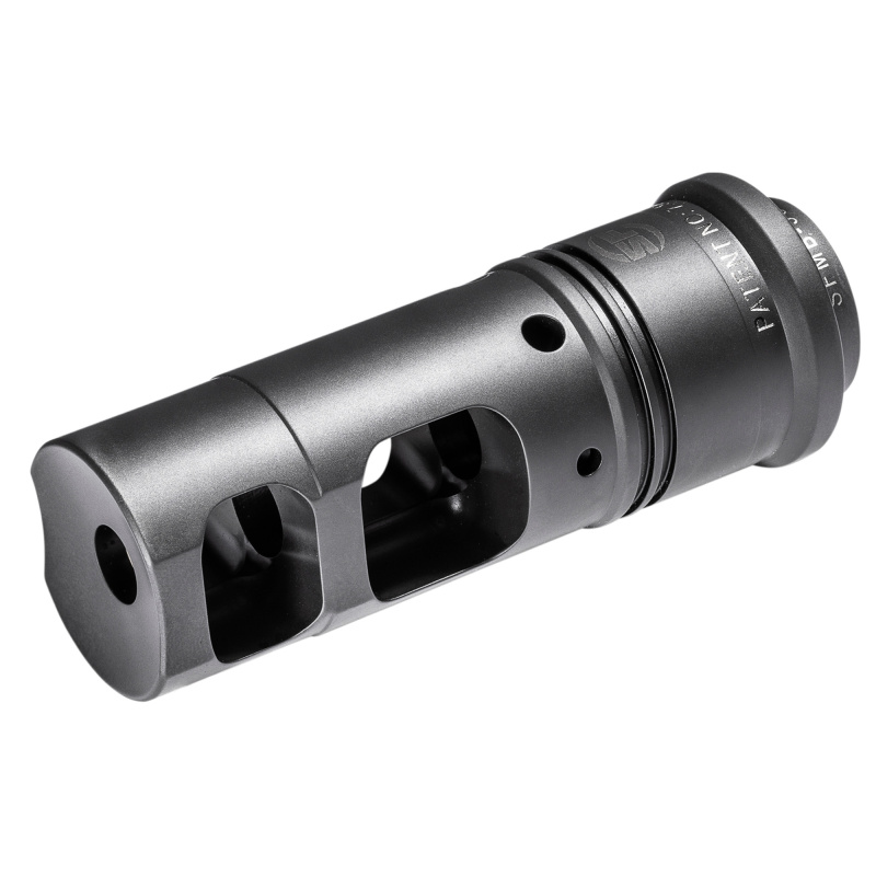 SOCOM Muzzle Brake, Suppressor Adapter, 6MM, 5/8X24, Black SFMB-6-5-8-24