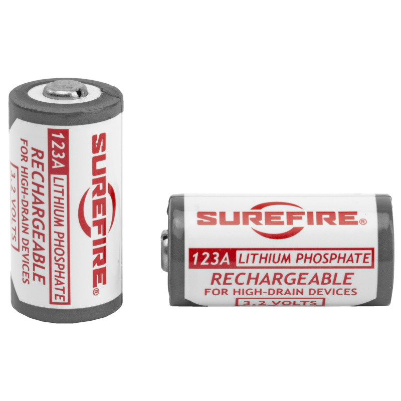Battery, LFP123 Rechargeable, 2/Pack, White SFLFP123