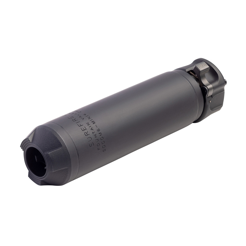 SOCOM6-Mini4 Mini Rifle Suppressor, Suppressor, 6MM ARC, 5.8" Length, 1.5" Diameter, Inconel Construction, Cerakote Finish, Black SOCOM6-MINI4-BK