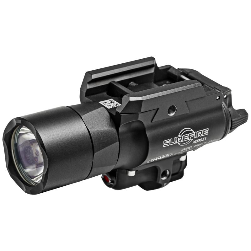 X400 LED Weaponlight and Laser, Pistol, 500 Lumens, White Light Output with Red Laser, Picatinny, Black X400-A-RD