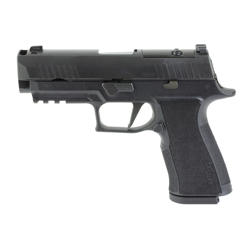 P320XTEN, Semi-automatic, Striker Fired, Metal Frame Pistol, Compact, 10MM, 3.8" Barrel, Integrated Expansion Chamber, Nitron Finish, Black, Optics Ready, XRAY3 Day/Night Sights, Polymer Grips, 10 Rounds, 2 Steel Magazines 320XCA-10-COMP-10