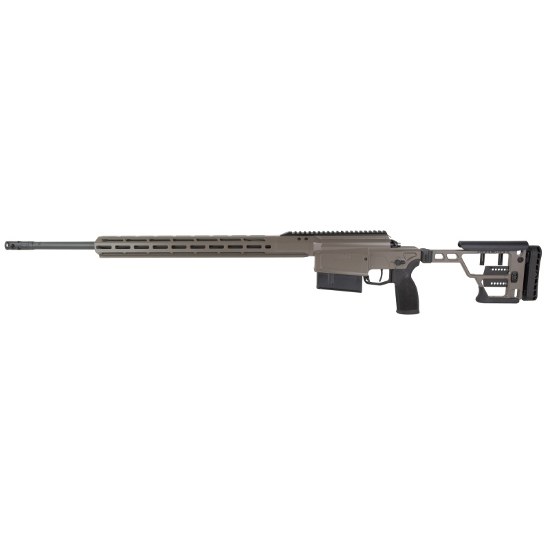 Cross-Magnum, Bolt Action Rifle, 300 Winchester Magnum, 24" Stainless Steel Barrel, Free Floating M-LOK/ARCA Forend, Folding Precision Adjustable Stock, Cerakote Finish, Elite Earth, 6 Rounds, 1 Magazine CROSS-MAG-300WM-24B-SW
