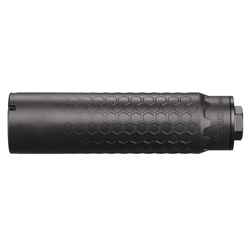 Hexium, Suppressor, 5.56MM, Black, Inconel Construction, HUB Compatible, Direct Thread Mount HEXIUM556INC
