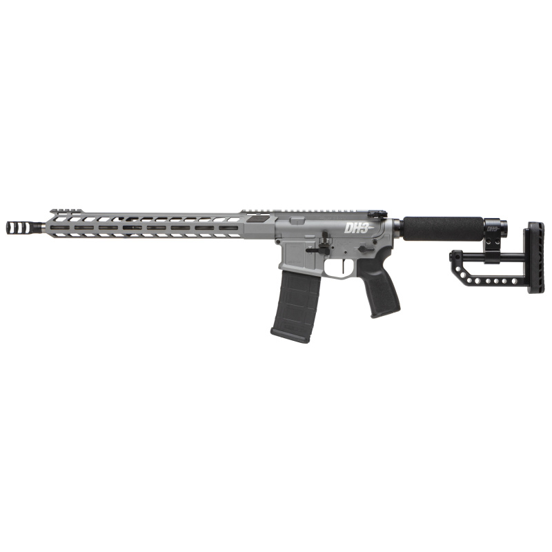 M400, DH3, Semi-automatic, AR, 223 Wylde, 16" Stainless Barrel, Natural Aluminum Finish, DH3 Adjustable Competiton Stock, 2 Stage Adjustable Timney Daniel Horner Signature Trigger, Low Profile 3-Gun Handguard, 30 Rounds, 1 Magazine M400-SDI-16B-DH3
