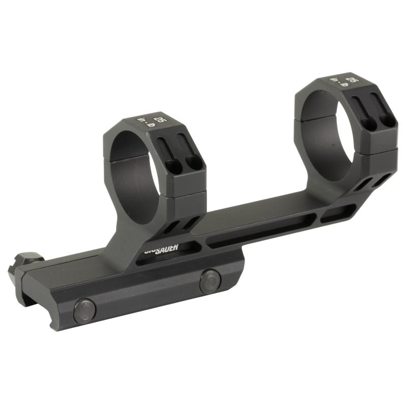 Alpha-MSR, Scope Mount, 34mm, 1.535" Height, 0 MOA, Anodized Finish, Black, Fits Picatinny SOA20015