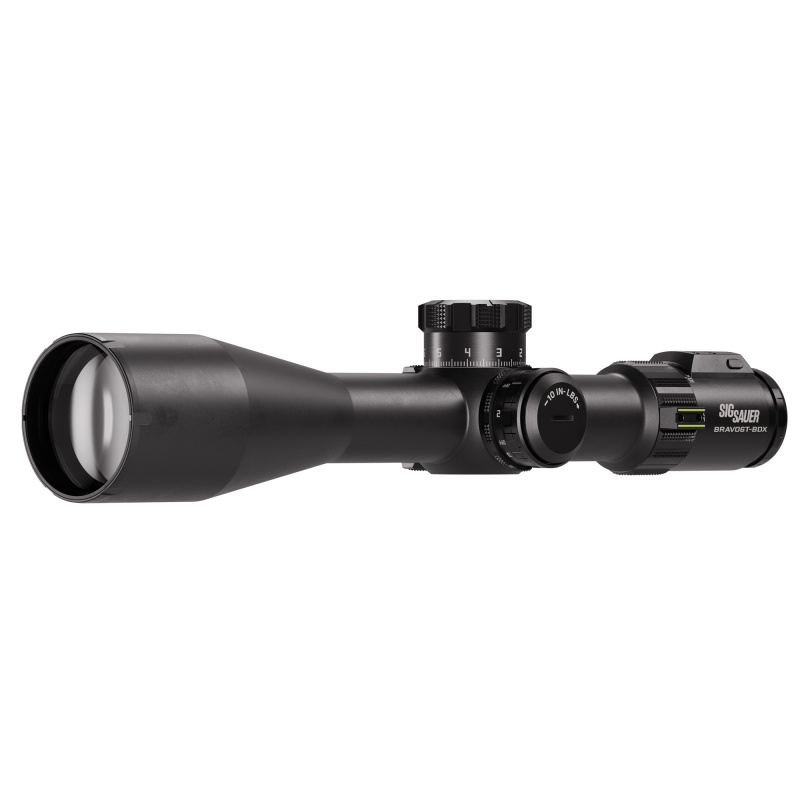 Bravo6 TBDX, Rifle Scope, 5-30X56mm, First Focal Plane, MRAD 2.0 Illuminated Milling Reticle, Side Focus, 35mm, Matte Finish, Black, Includes ALPHA5 Mount with LRF Diving Board SOBBDX65102