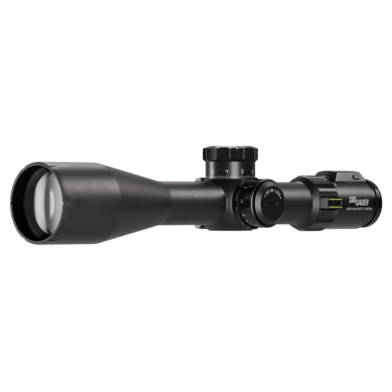 Bravo6 TBDX, Rifle Scope, 5-30X56mm, First Focal Plane, DEV-L MRAD 2.0 Illuminated Reticle, Side Focus, 35mm, Matte Finish, Black, Includes ALPHA5 Mount with LRF Diving Board SOBBDX65104
