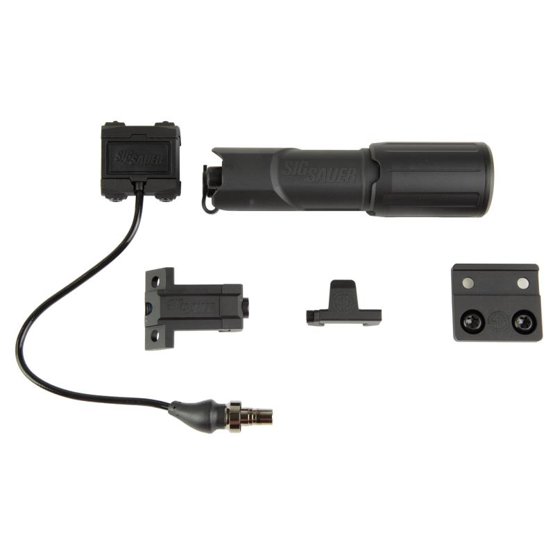 FOXTROT MSR COMPACT, Rail Mounted Light, 33,000 Candela, 1350 Lumens, Compact White Light, Matte Finish, Black SOFR1CM0