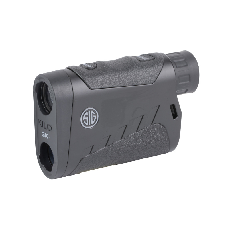 KILO3K, Rangefinder, 6X Magnification, 22mm Objective, Illuminated Red Circle Reticle, Matte Finish, Black and Gray SOK3K601