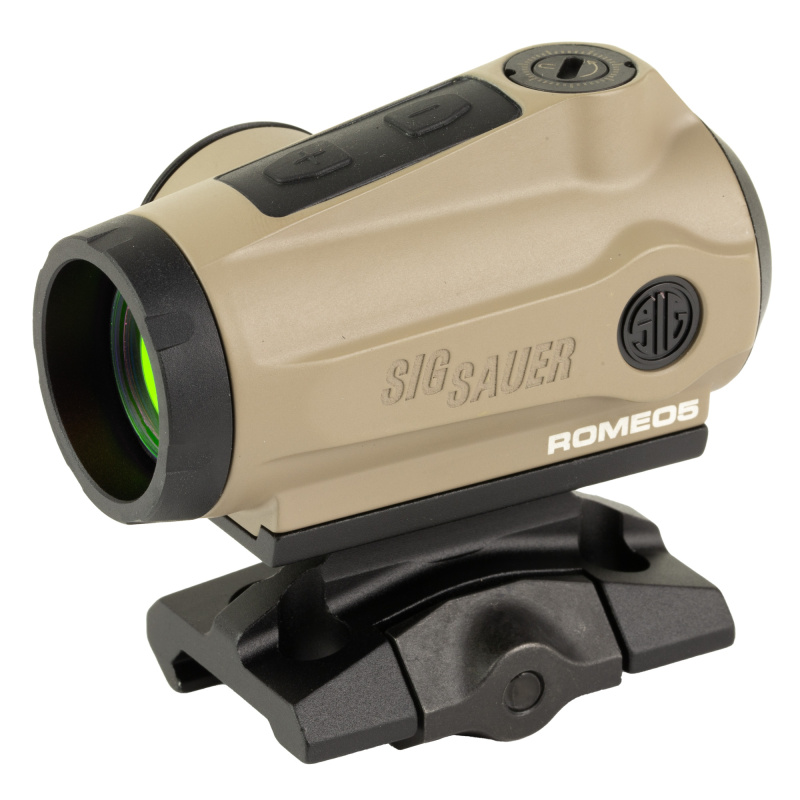 ROMEO 5 Gen II, Red Dot, 20mm Objective, 2 MOA Dot, Matte Finish, Flat Dark Earth, Includes Absolute Co Witness Mount SOR5111