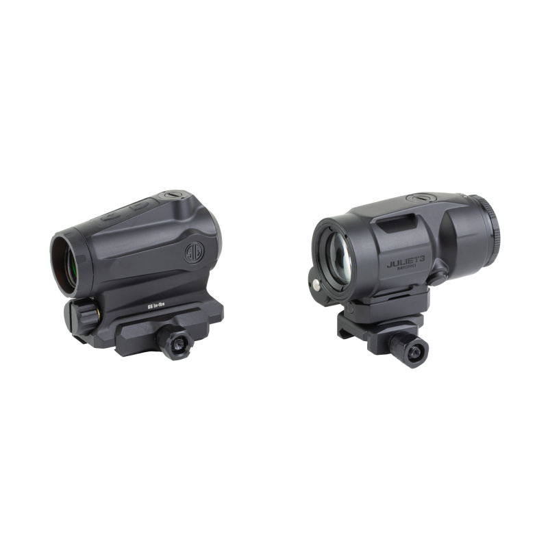 ROMOEO 5X-AMR and Juliet 3-AMR, Red Dot and Compact Magnifier Combo, 3X Magnification, 65 MOA Circle with 2 MOA Dot, Matte Finish, Black, Fits Picatinny Rail SORJ5XAMR01