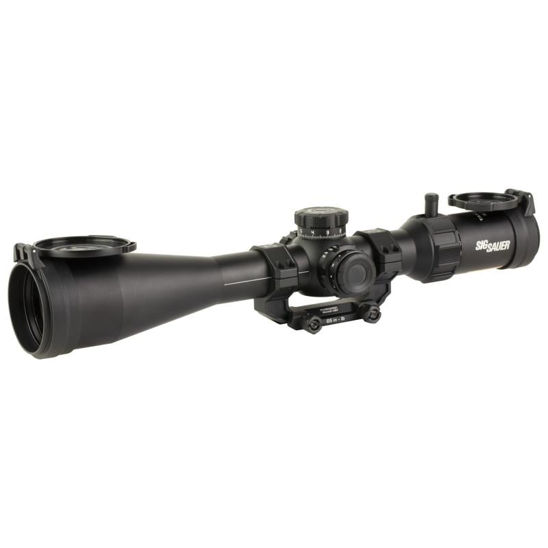 Tango MSR, Rifle Scope, 5-30X56mm, First Focal Plane, MRAD Illuminated Milling 2.0 Reticle, 56mm Objective, 34mm Main Tube, Matte Finish, Black, 0.1 MRAD Adjustment, Included Mount and Flip Lens Covers SOTM65001