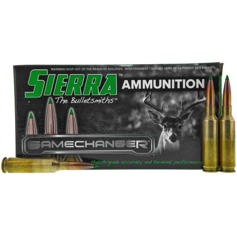 GameChanger, 6MM Creedmoor, 100Gr, Tipped GameKing, 20 Round Box A4110--04