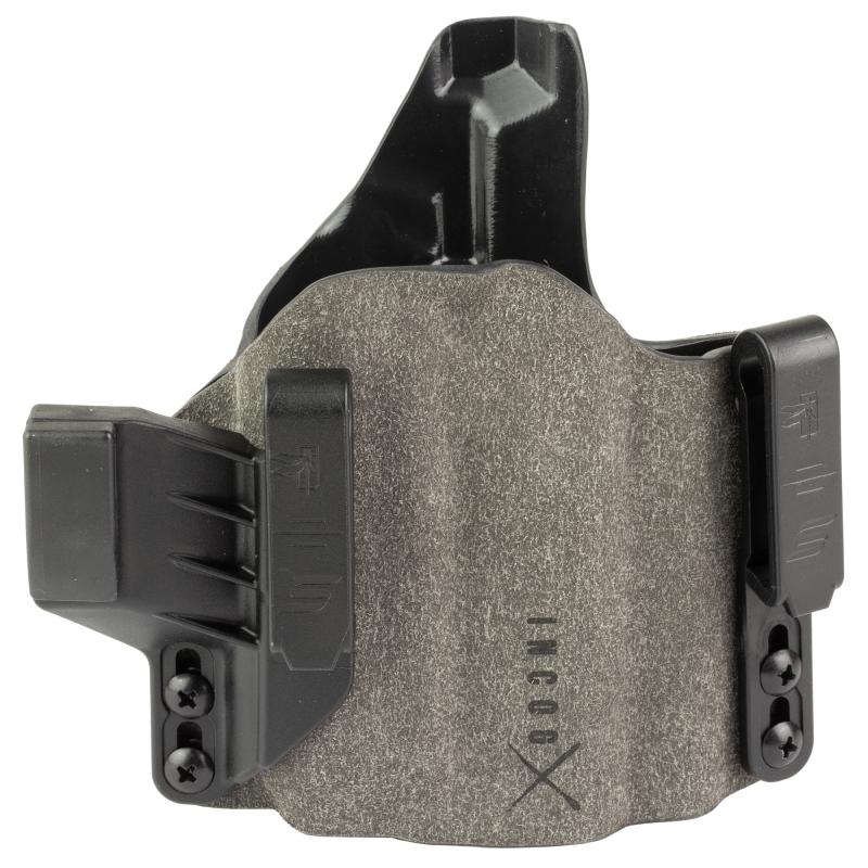 INCOG-X, Joint Collaboration with Haley Strategic, Inside the Waistband Holster, Fits Staccato CS/C/P with Light and Red Dot Sight, Boltaron Construction, Suede Finish, Gray, Right Hand 1336043