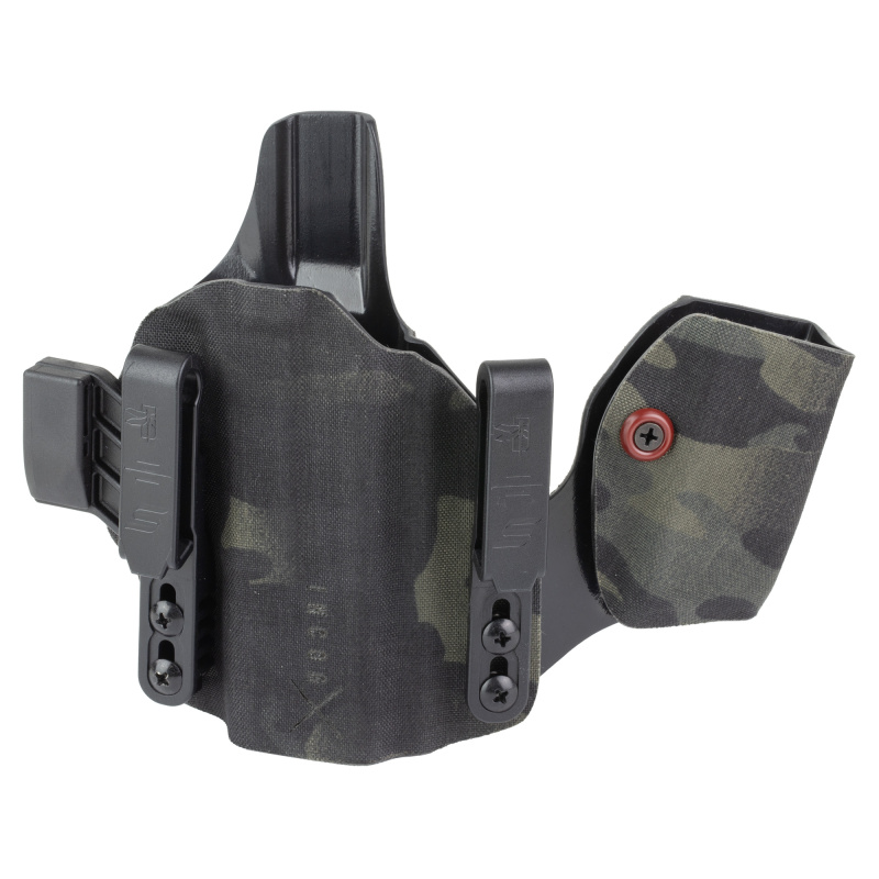 INCOG-X, Joint Collaboration with Haley Strategic, Inside the Waistband Holster, Fits Glock 17/19, Integrated Magazine Caddy, Microfiber Suede Wrapped Boltaron Construction, Multicam Black, Right Hand 1341344