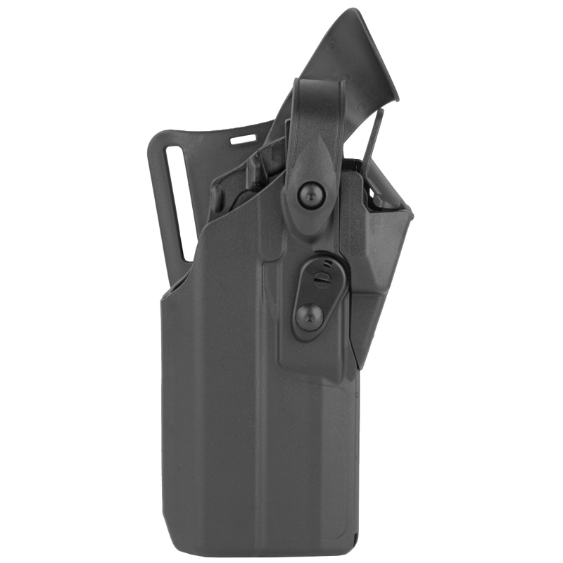 7360RDS, ALS/SLS Mid-Ride Level-III Retention Holster, Fits Glock 34 MOS with TLR-1, TLR-1HL, X200, X300, X300U, X300U/V and Leupold Deltapoint PRO, Trijicon RMR, SRO, Dr. Optic, JPOINT, Vortex Viper, or Burris Fastfire, Kydex, Black, Right Hand 7360RDS-