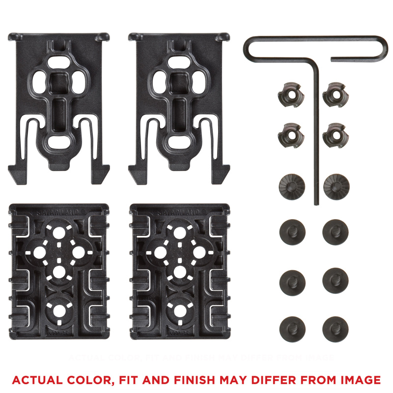 ELS, Platform Kit, Black, 2 Male & 2 Female, Screws, Polymer ELS-KIT1-2