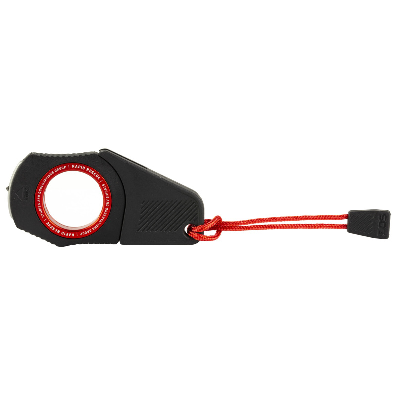 Rapid Rescue, Compact Seat Belt Cutter, Black and Red SOG-26-30-04-43