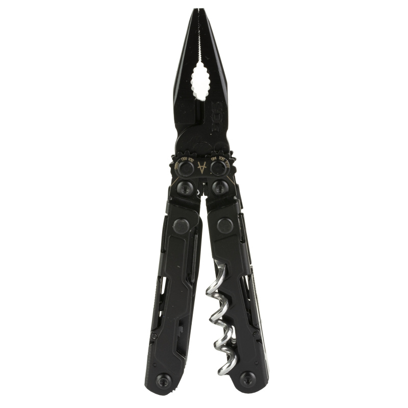 Powerlitre, 17 Tool Multi-Tool, Stainless Steel, Black Oxide Finish, Black SOG-PL1002-CP