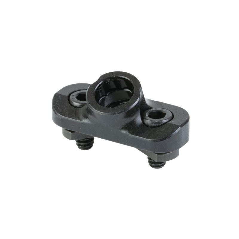 QD Socket, Sling Mount, Anti Rotation, Fits M-LOK Rail, Angled, QPQ Finish, Black 4140ANGLEDSOCKET