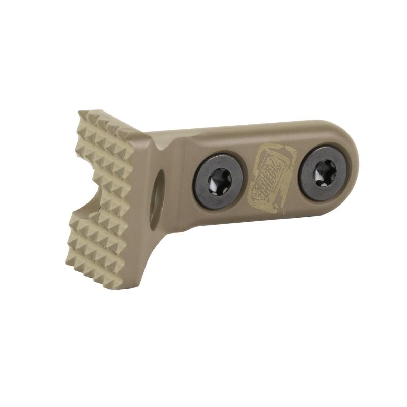 Presscheck, Quick Detach Barricade Stop, M-LOK, Steel Construction, Cerakote Finish, Flat Dark Earth BARRICADE-FDE
