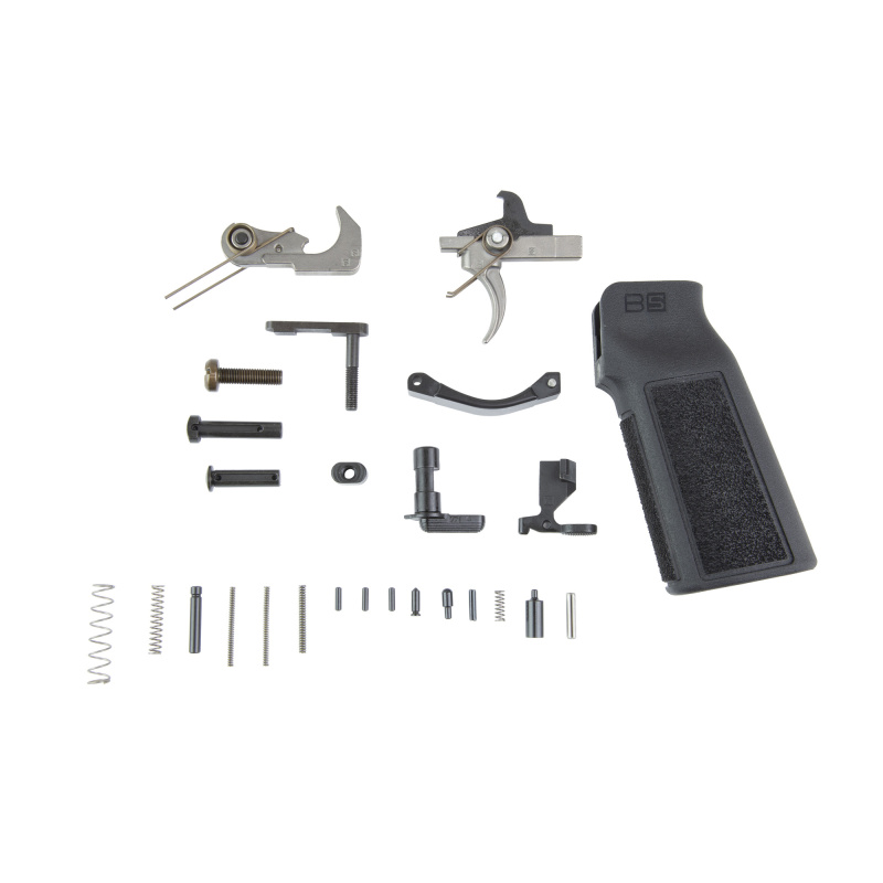 Blaster Guns, Lower Parts Kit, Includes Liberty Fighting Trigger, Grip, and Enlarged Trigger Guard, Matte Finish, Black BG