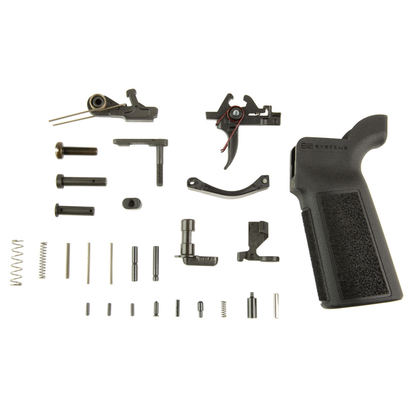 Enhanced Blaster Guts, Lower Parts Kit, Includes Liberty 2-Stage Trigger, B5 Grip, and Safety, Matte Finish, Black EBG-B5-L2S-MS