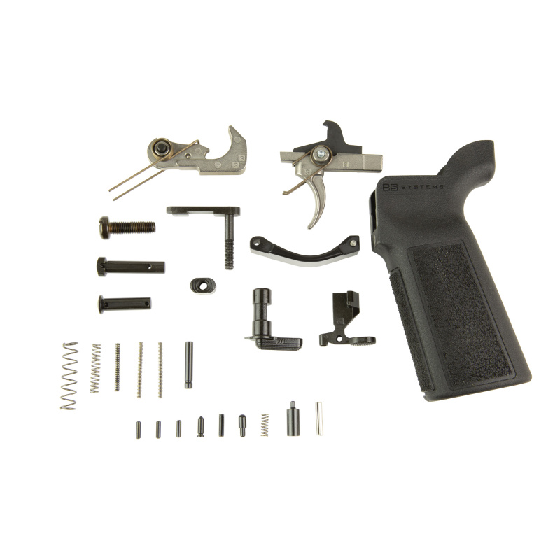 Enhanced Blaster Guns, Lower Parts Kit, Includes Liberty Fighting Trigger, B5 Grip, and Safety, Matte Finish, Black EBG-B5-LFT-MS