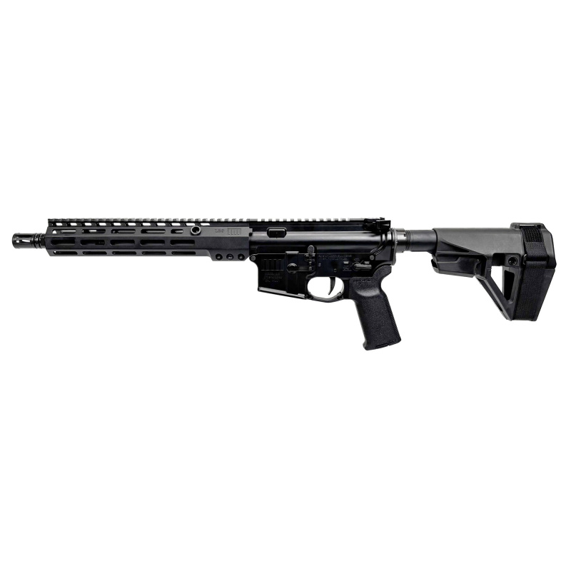 M4-L89 Pistol, Semi-automatic, AR Style Pistol, 5.56 NATO, 11.5" Barrel, Anodized Finish, Black, Magpul Pistol Grip, Pistol Stabilizing Brace, 30 Rounds, 1 Magazine M4-L89-556-115-PISTOL-A-BLK