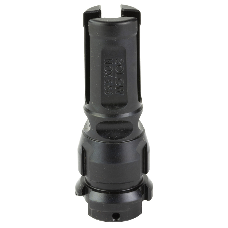NOX, Flash Hider, 223 Remington/556NATO, Nitride Finish, Black, 1/2X28, Fits Dead Air Armament Suppressors and KeyMount Accessories, Includes Timing Shims NOX-556