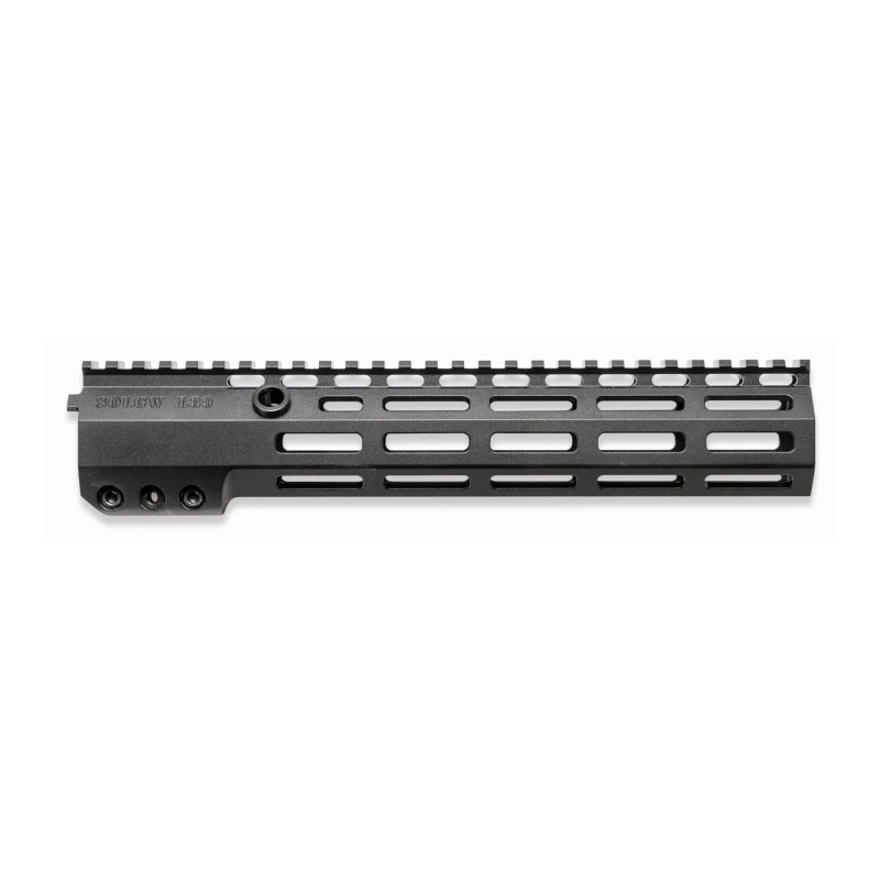 L89 Drive Lock Rail, M-LOK Handguard, Steel Barrel Nut, Integrated QD Socket, 10.75" Length, Anodized Finish, Black RAIL-L89-S-10.75