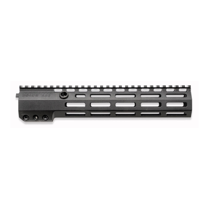L89 Drive Lock Rail, M-LOK Handguard, Steel Barrel Nut, Integrated QD Socket, 9.75" Length, Anodized Finish, Black RAIL-L89-S-9.75