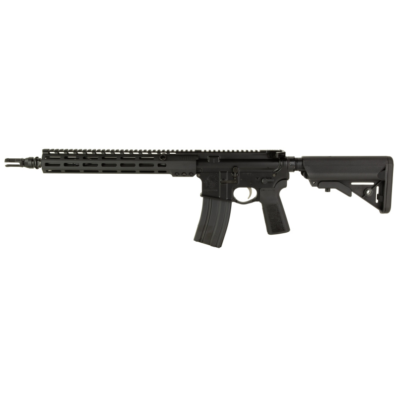 SCALPER, Semi-automatic Rifle, AR, 556NATO/223 Remington, 13.9" Pinned (16" OAL) Cold Hammer Forged Barrel with NOX Muzzle Device, Mid-Length Gas System, Anodized Finish, Black, Vltor A5 Buffer System, Liberty Fighting Trigger, Liberty Charging Handle, B