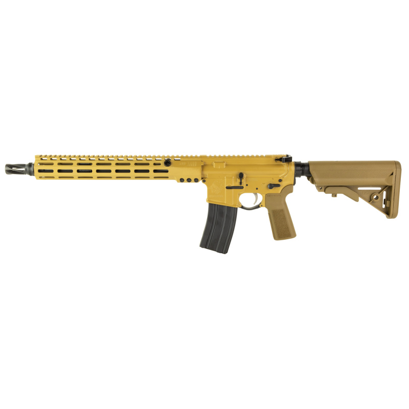 SCALPER, Semi-automatic Rifle, AR, 556NATO/223 Remington, 13.9" Pinned (16" OAL) Cold Hammer Forged Barrel with HUXWRX XL Muzzle Device, Mid Length Gas System, Cerakote Finish, 8000 RAL, Vltor A5 Buffer System, Liberty Fighting Trigger, Liberty Charging