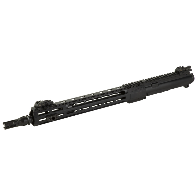 Swampfox Complete Upper, 223 Remington/556NATO, 14.5" Lightweight Combat Barrel, QPQ Finish, Black, 14" LT M76 Handguard w/Ti Nut, M-LOK, P/W NOX Flash Hider SWAMPFOXUPPER