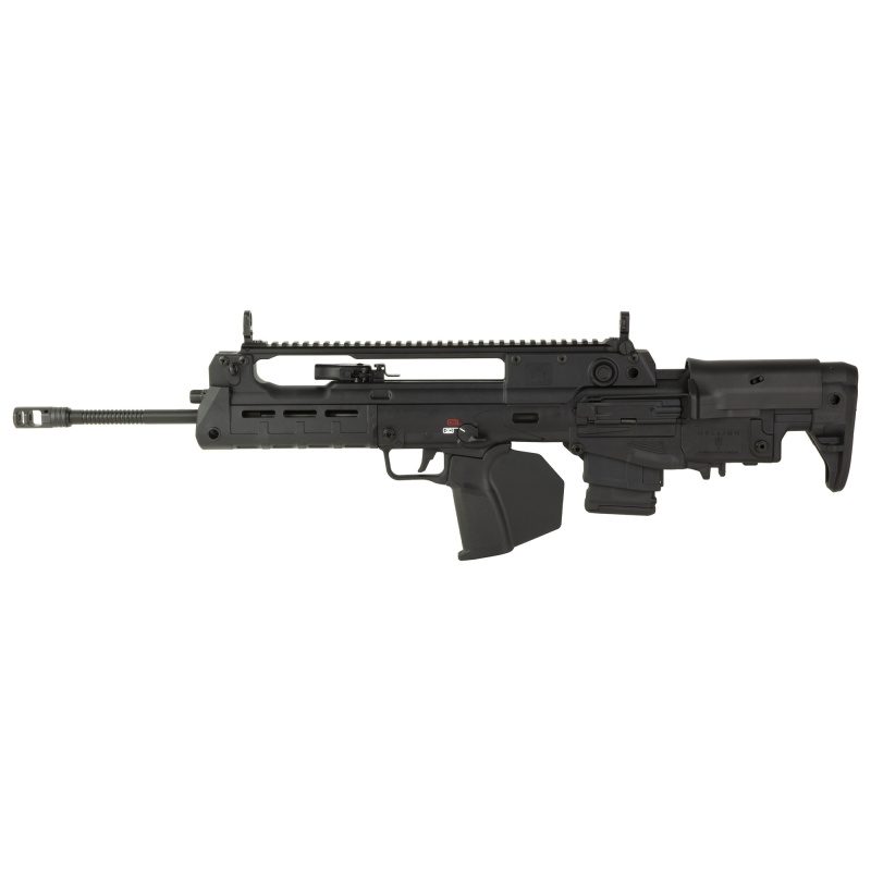 Hellion, Semi-automatic Rifle, Bullpup, 223 Remington/556NATO, 20" Hammer Forged Barrel with Bayonet Lug, 1:7 Twist, Springfield Armory Muzzle Brake, Matte Finish, Black, Strike Industries Simple Featureless Grip, Fixed Stock, Front/Rear Flip Sights, 2-P
