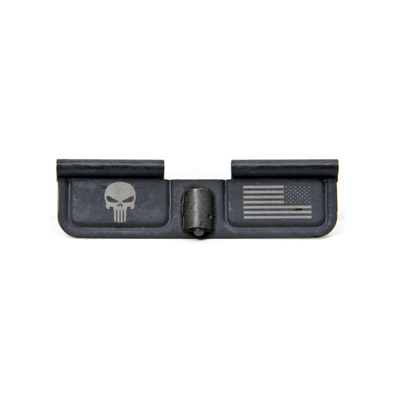 Ejection Port Door, Punisher & Flag Engraving, Black Finish SED7005