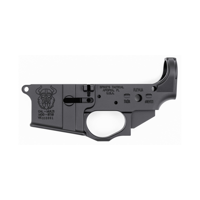 STLS031 Viking, Stripped Lower, Semi-automatic, 223 Rem/556NATO, Black, Non-Color STLS031