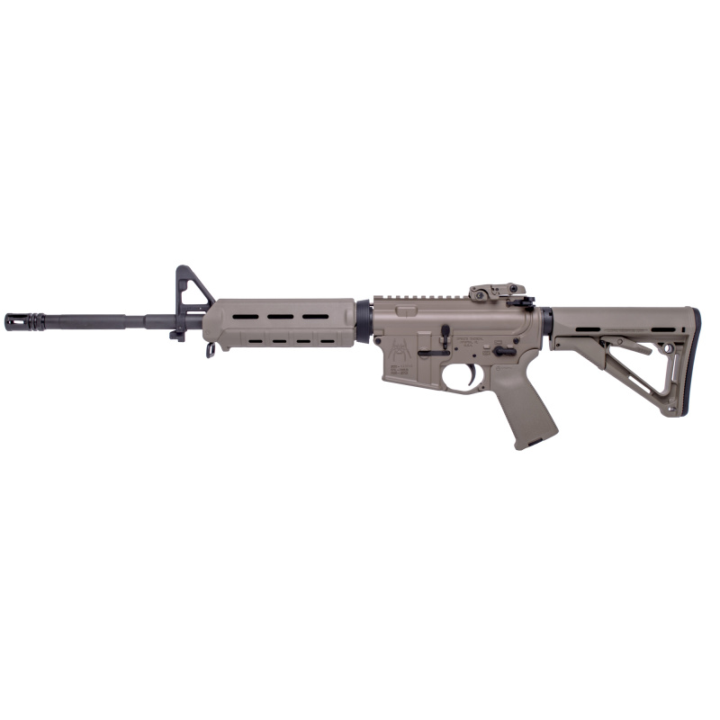M4LE, Semi-automatic Rifle, 223 Rem/556NATO, 16" Phosphated Barrel, Flat Dark Earth Finish, MOE Grip, Magpul CTR Stock, Magpul Backup Flip Sight, MOE Handguard STR5025-M4F