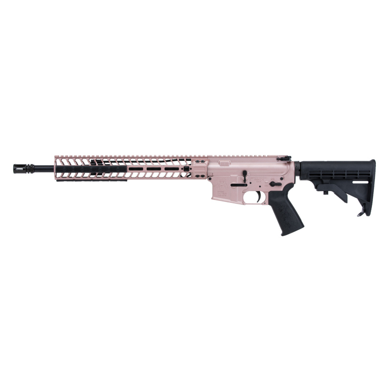 556, Semi-automatic Rifle, 223 Remington/556 NATO, 16" Barrel, Cerakote Finish, Rose Gold, Mid Length Gas System, 13" Free Float M-LOK Rail, No Magazine STR5735-CM3F-PRG