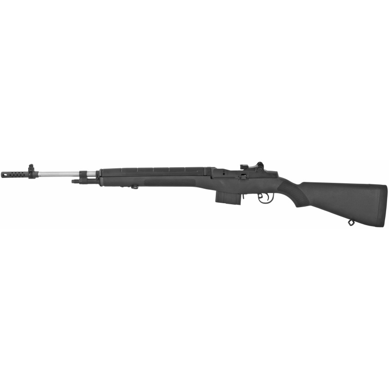 Model M1A 6.5mm Creedmoor 22 Inch Stainless Steel Barrel Adjustable Sights Black Fixed Composite Stock 10 Round - California Compliant
