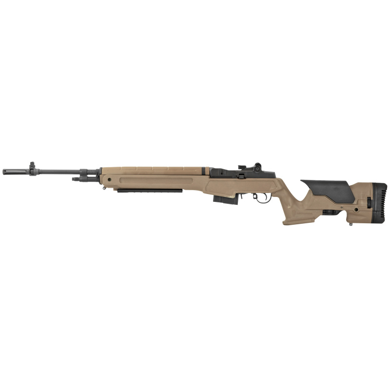 M1A Precision Adjustable Stock Rifle .308 Winchester 22 Inch Carbon Barrel Flat Dark Earth Stock 10 Round