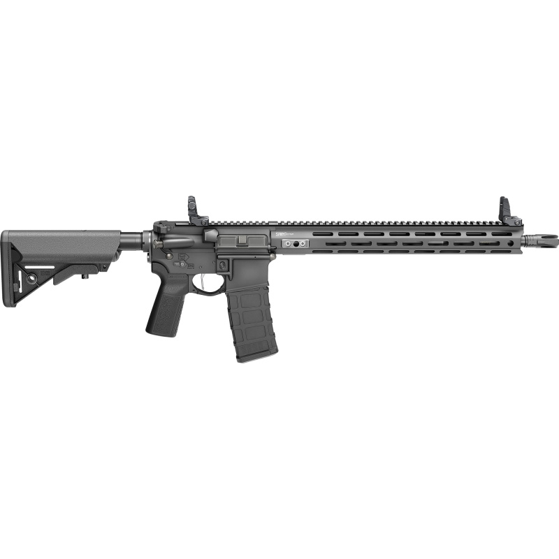 SAINT Victor V2, Semi-automatic, AR, 556NATO, 16" Barrel, Anodized Finish, Black, B5 Furniture, Flip-Up Iron Sights, Ambidextrous Safety, 1 Magazine, 30 Rounds STV916556B-V2-B5
