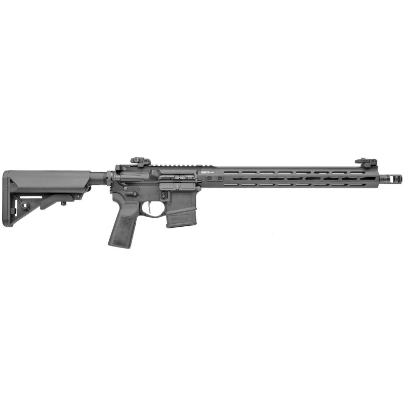 SAINT Victor, Semi-automatic, AR, 223 Remington/556NATO, 16" Barrel, 1:8 Twist, Mid-Length Gas System, Cerakote Finish, Black, Single Point Sling, Crimson Trace CTS-103 Red/Green Dot, Black B5 Stock and Grip, 15" M-LOK Free Float Handguard, Flip Up Front