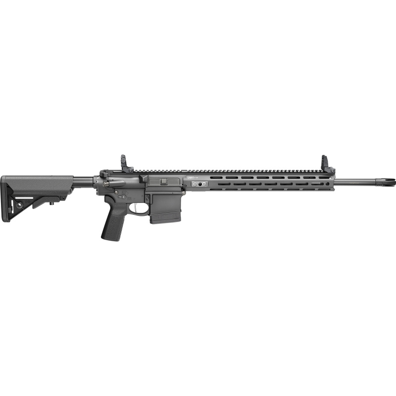 SAINT Victor V2, Semi-automatic, AR, 308 Winchester, 20" Barrel, Anodized Finish, Black, B5 Furniture, Flip-Up Iron Sights, Ambidextrous Safety, 1 Magazine, 10 Rounds STV920308BLC-V2-B5